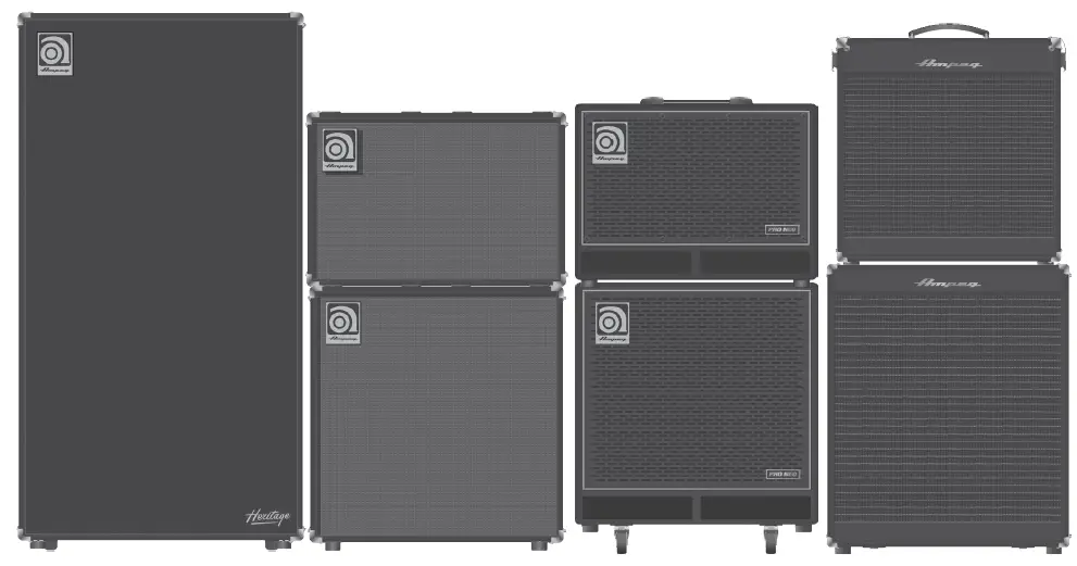 Ampeg Hsvt-810e Speaker Cabinets User Guide Ampeg Hsvt-810e Speaker Cabinets User Guide