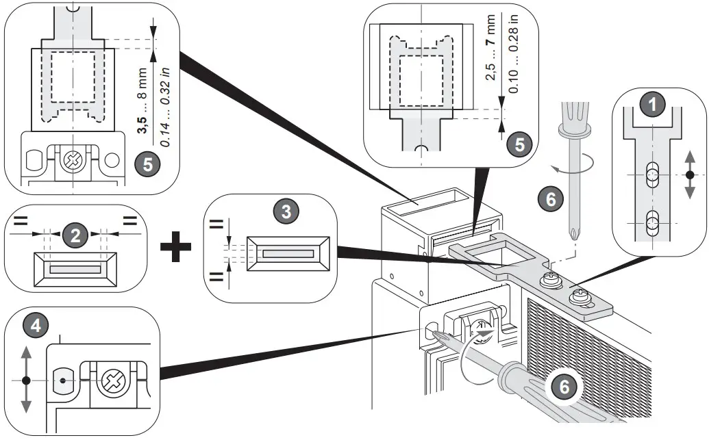 Adjustment of tongued keys