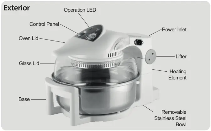 kogan KA12RTAIRFA 12L Rotary Air Fryer-1