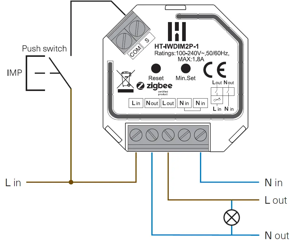 Heimgard In-Wall Dimmer 2-Pole 06