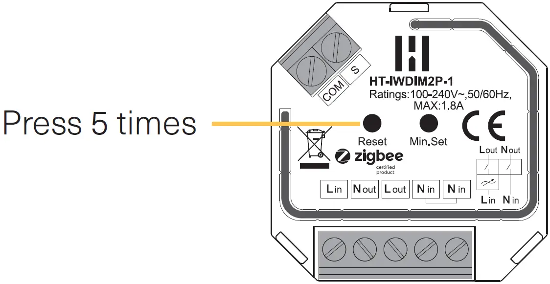 Heimgard In-Wall Dimmer 2-Pole 08