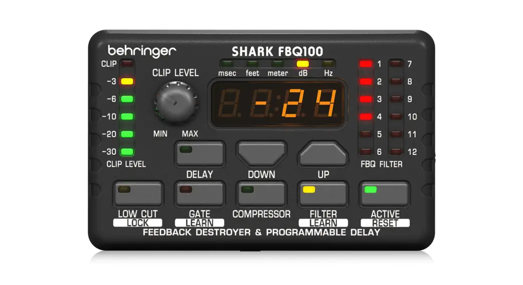 Behringer Fbq100 Shark Automatic Feedback Destroyer User Guide