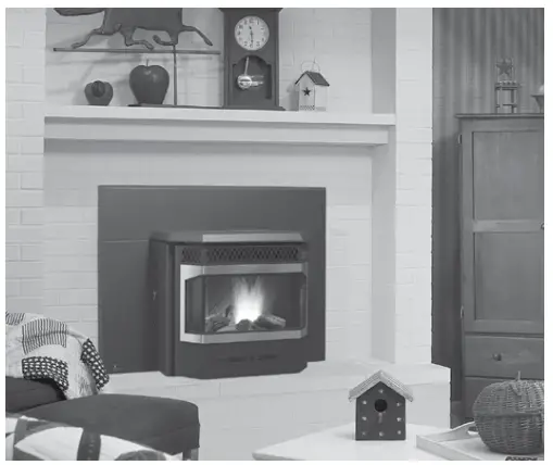 Greenfire GFi55-2 Fireplace Insert Pellet Stove