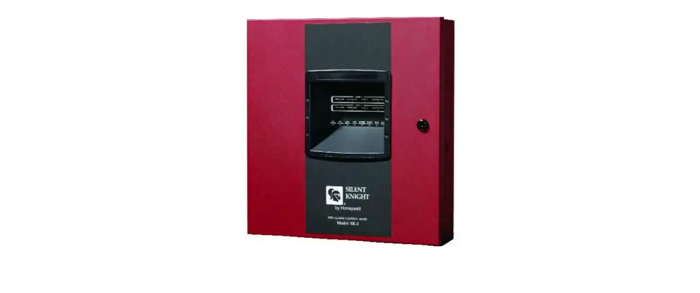 Silent Knight Sk-2-e Fire Alarm Control Panel Instruction Manual