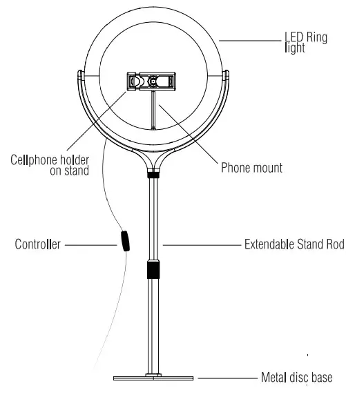 Halo GLOW 8 LED Ring Light -