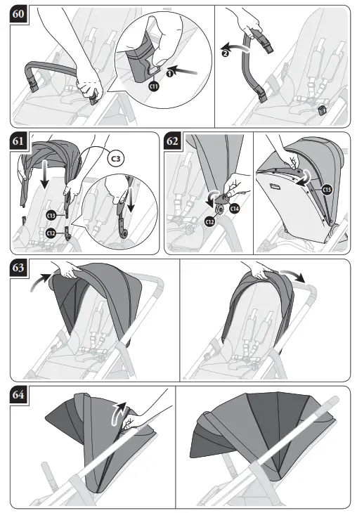 Inglesina Aptica XT System Quattro with Infant Car Seat Darwin - Fig13