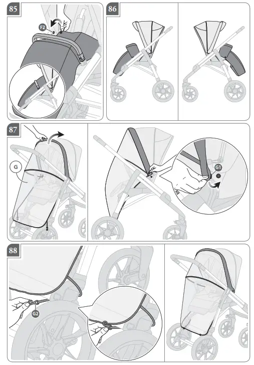 Inglesina Aptica XT System Quattro with Infant Car Seat Darwin - Fig19