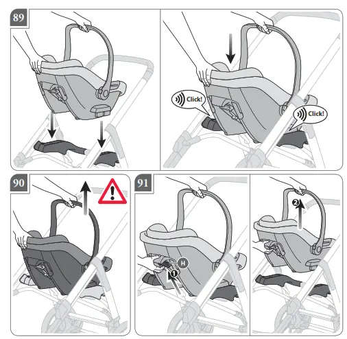 Inglesina Aptica XT System Quattro with Infant Car Seat Darwin - Fig20