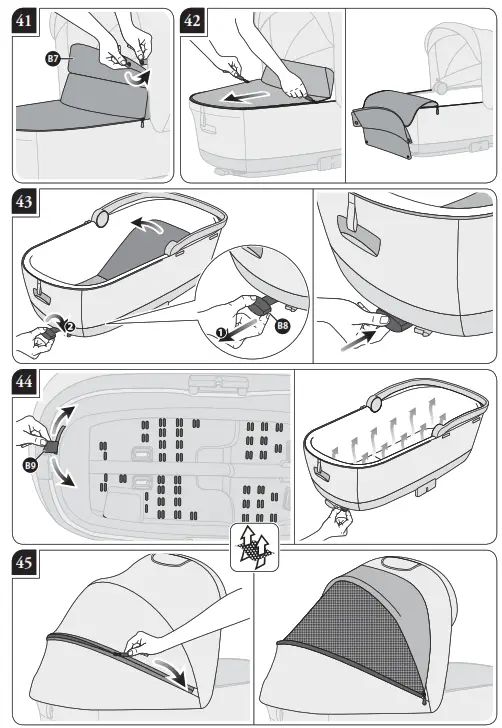 Inglesina Aptica XT System Quattro with Infant Car Seat Darwin - Fig9