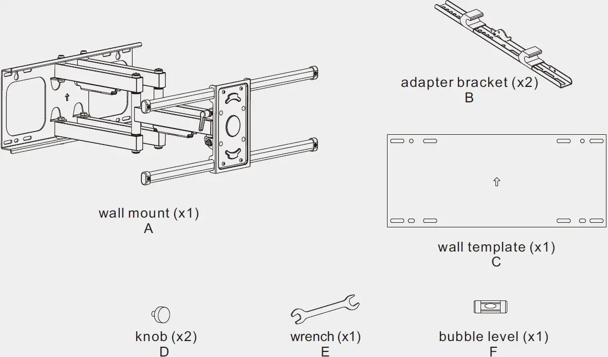 EZYmount VLM-5400 Full Motion LED LCD TV Wall Mount 01