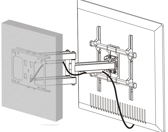 EZYmount VLM-5400 Full Motion LED LCD TV Wall Mount 13