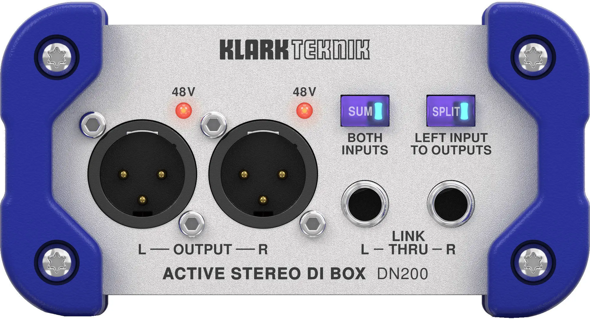 KLARKTEKNIK 2-Channel Active DI Box DN200