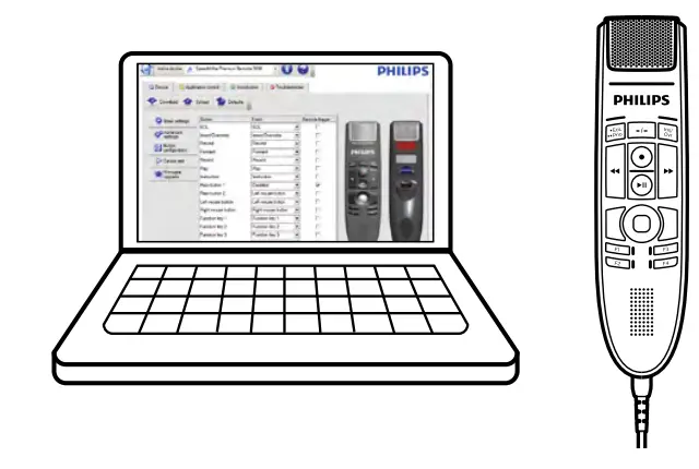 PHILIPS SpeechMike SMP3700-SMP3800 - Configure