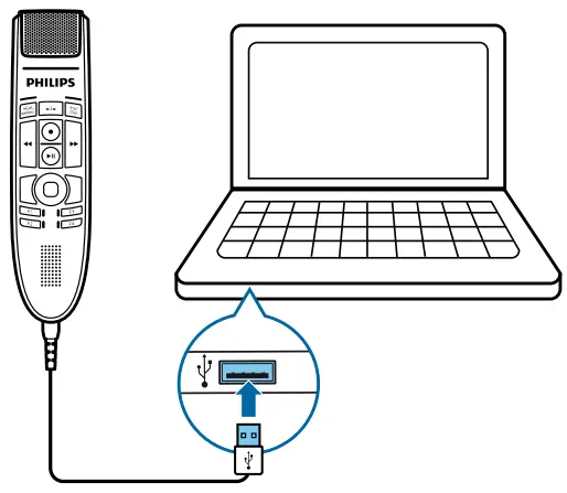 PHILIPS SpeechMike SMP3700-SMP3800 - Connect