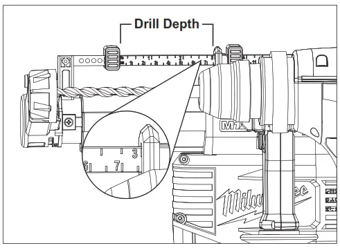 milwaukee M12 UDEL Hammervac M12 Universal Dust Extractor - Drill Depth