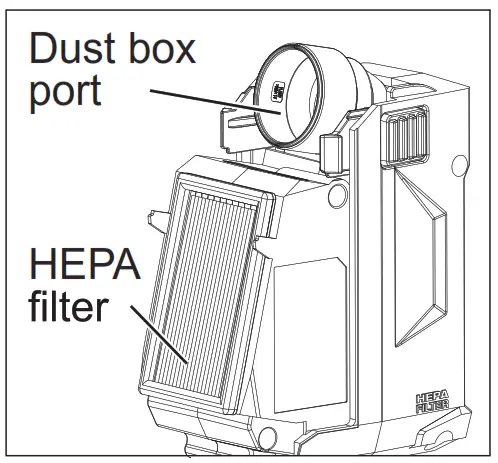 milwaukee M12 UDEL Hammervac M12 Universal Dust Extractor - tainer