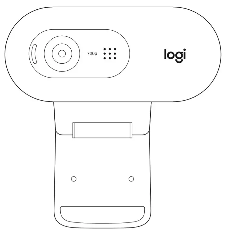logitech C270 HD Video 720P Webcam Built-in