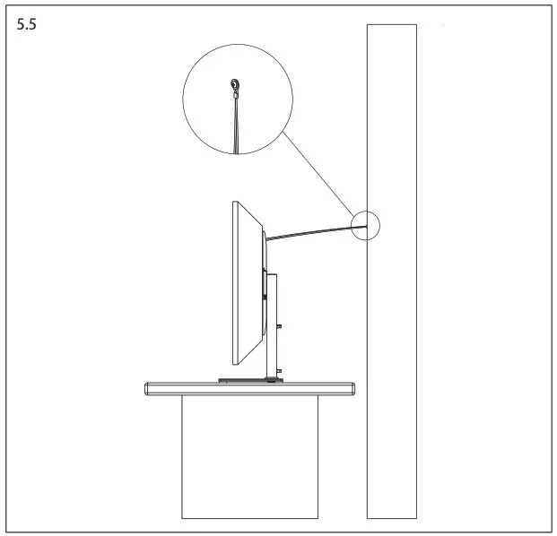 FORGING MOUNT Universal TV Stand HY4111 -5.5