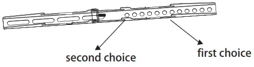 FORGING MOUNT Universal TV Stand HY4111 - Height adjustable vertical bracket