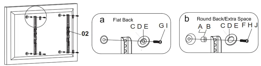 FORGING MOUNT Universal TV Stand HY4111 - Step 3.2