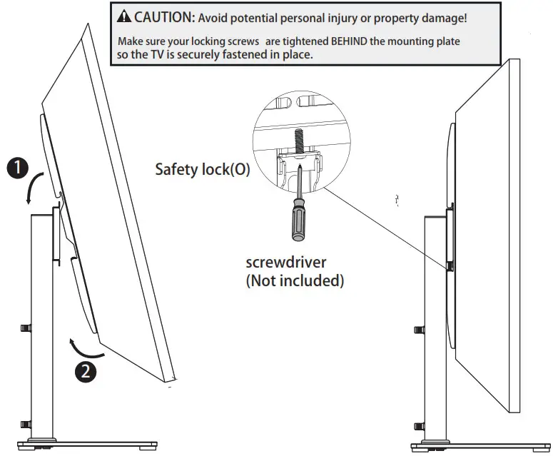 FORGING MOUNT Universal TV Stand HY4111 -Step 4