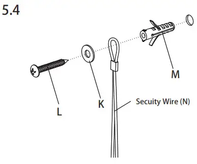 FORGING MOUNT Universal TV Stand HY4111 - Step 5.4