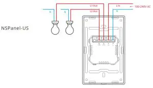 SONOFF NSPanel Smart Scene Wall Switch - Light fixture 1