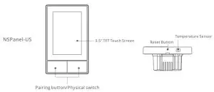 SONOFF NSPanel Smart Scene Wall Switch - Physical switchPhysical switch 1