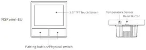 SONOFF NSPanel Smart Scene Wall Switch - Physical switchPhysical switch