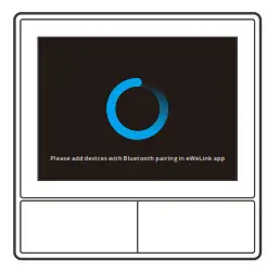 SONOFF NSPanel Smart Scene Wall Switch - bluetooth pairing mode