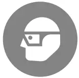 CHICAGO ELECTRIC 61173 inch Electric Impact Wrench - WARNING marking concerning Risk