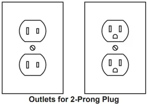 CHICAGO ELECTRIC 61173 inch Electric Impact Wrench - tools with two prong plugs