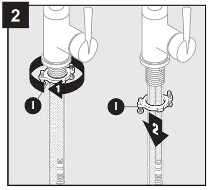 lowes FP4AF260CP Pull Down Kitchen Faucet- ASSEMBLY INSTRUCTIONS 2