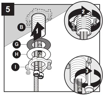 lowes FP4AF260CP Pull Down Kitchen Faucet- ASSEMBLY INSTRUCTIONS 5