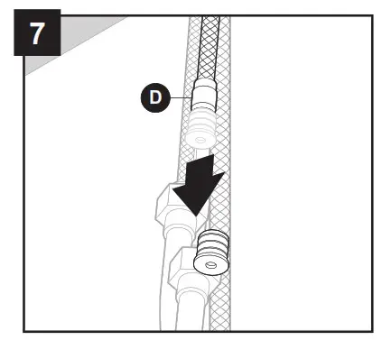 lowes FP4AF260CP Pull Down Kitchen Faucet- ASSEMBLY INSTRUCTIONS 7