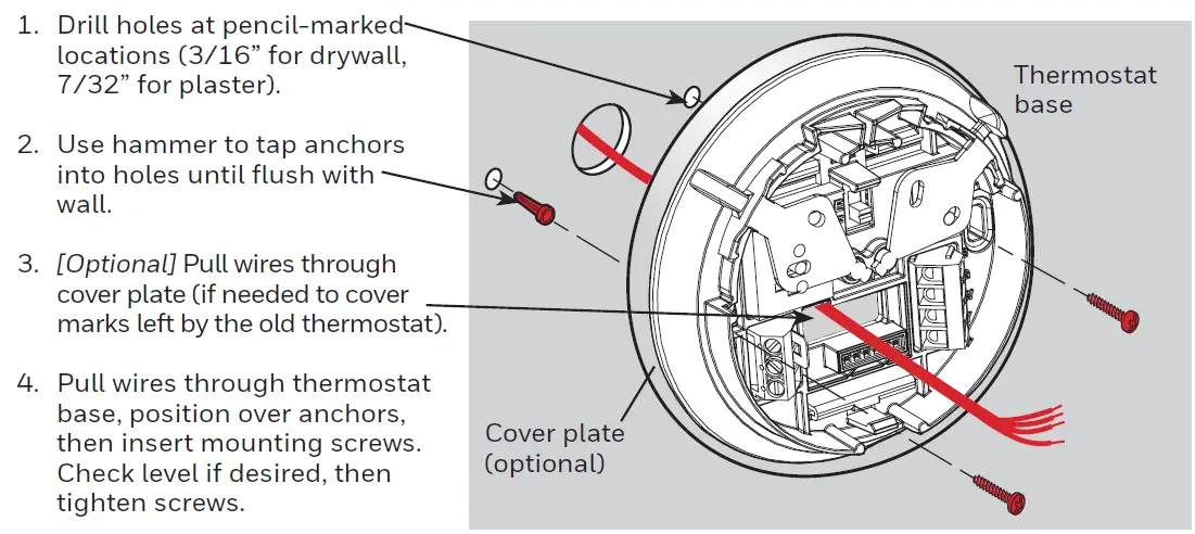 Mount thermostat base