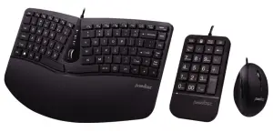 perixx PERIDUO 406A Wired Mini Ergonomic Split Keyboard-