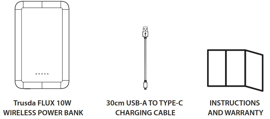 Trusda RC1.PD20 Flux 10W Wireless Power Bank- BANK