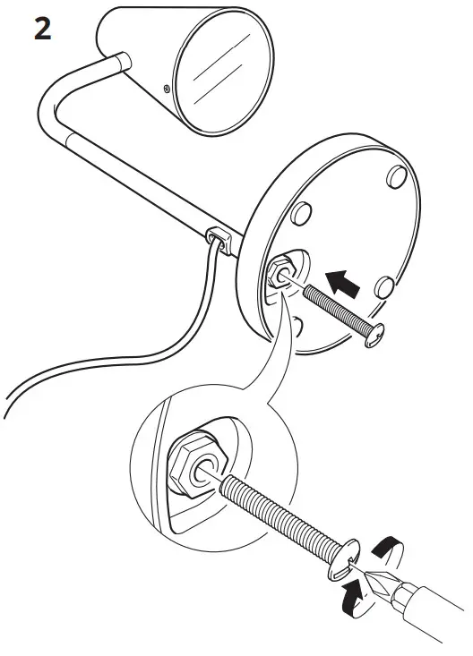 IKEA 103.257.15 FUBBLA LED Work Lamp - parts 2