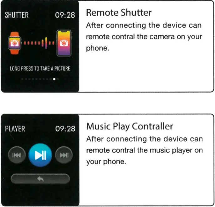 TeKKiWear AD0063 - G36 Smartwatch - Features