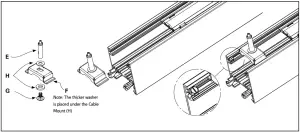 COOPER IL52436521EN Corelite Discreet Suspended LED - Aircraft Cable Mounting