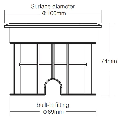 MiBOXER SYS RD1 RGB CCT LED Underground Light - Lamp