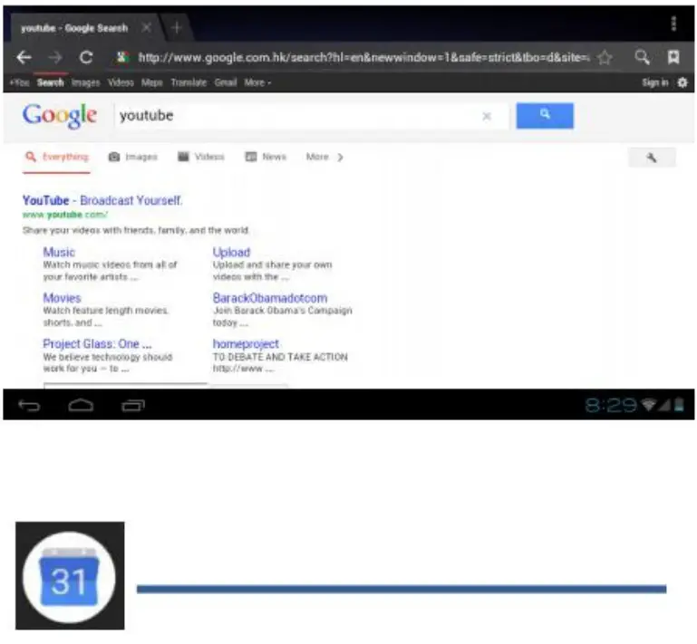 XGODY T702 Kids Android Tablet - CALENDAR