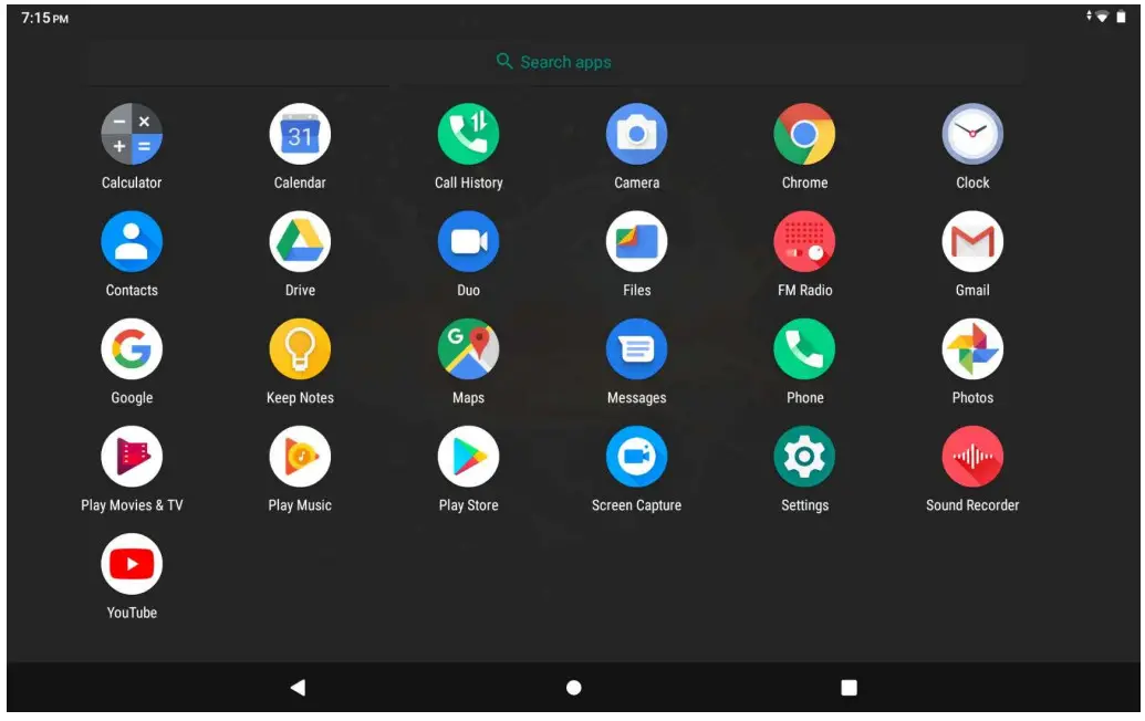 XGODY T702 Kids Android Tablet - Operations