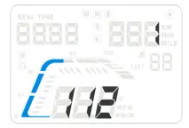 kogan Gps Car Head Up Display - alarm