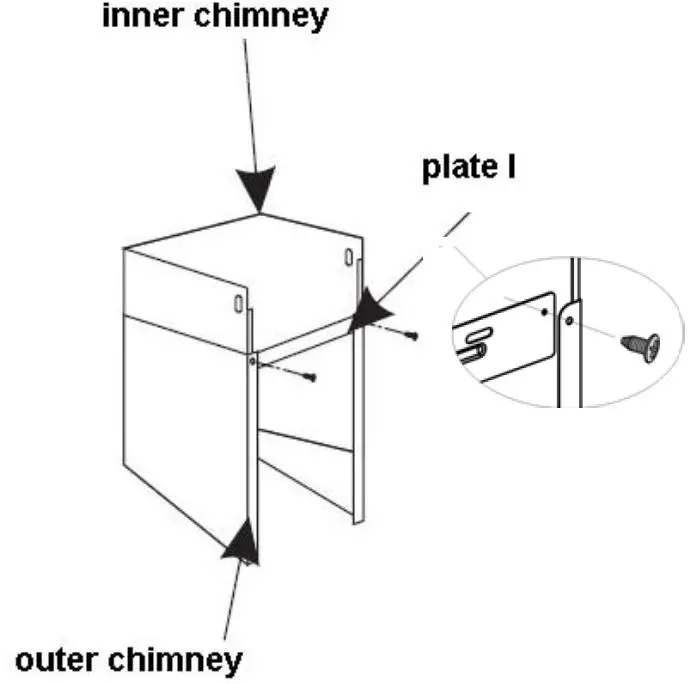 electriQ Angled Glass and Steel Designer Chimney Cooker Hood fig-12