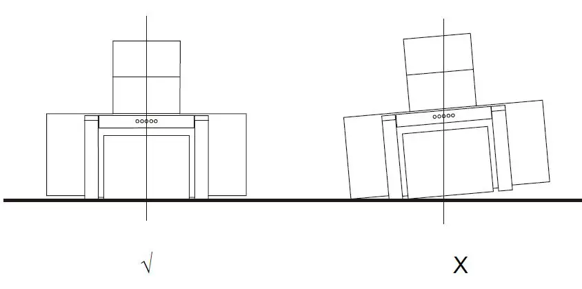 electriQ Angled Glass and Steel Designer Chimney Cooker Hood fig-16