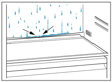 BOSCH KIN85 Fridge- moistened cotton