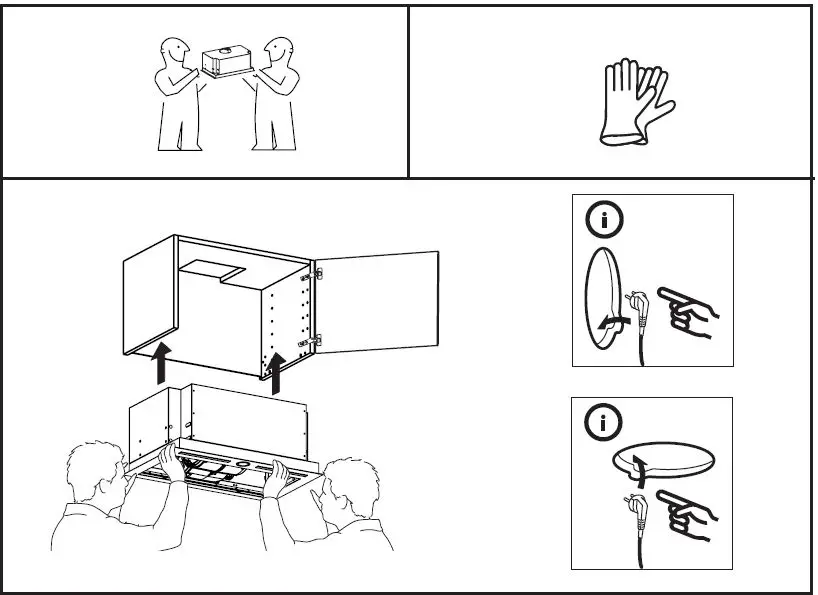 IKEA UNDERVERK Built-In Extractor Hood Instruction 3