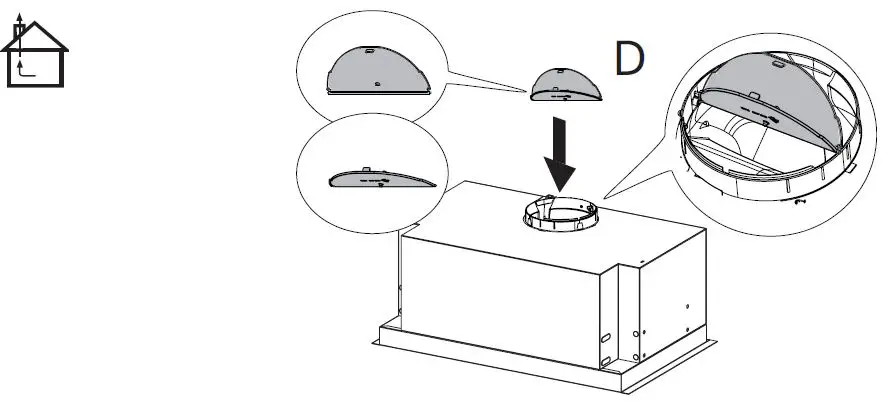 IKEA UNDERVERK Built-In Extractor Hood Instruction 5